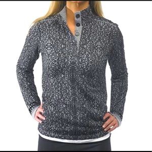 Kavu Lopez Soft Cotton Blend 1/4 Button Pullover Women's XL